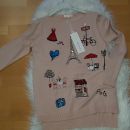 Roza tunika z aplikaciji št.M-L  15€