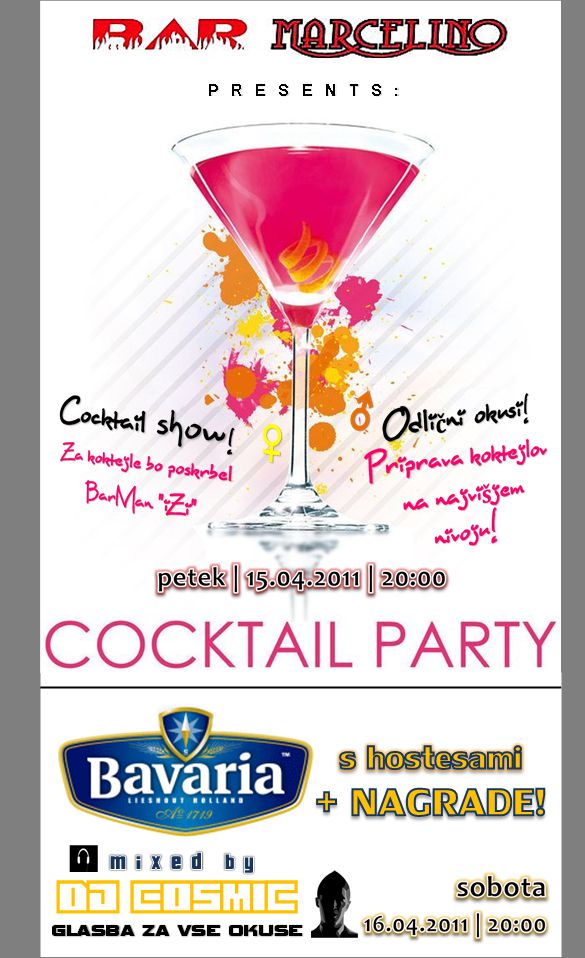 PARTY WEEKEND @ Bar MARCELINO | COCKTAILS & BAVARIA with HOsTesses