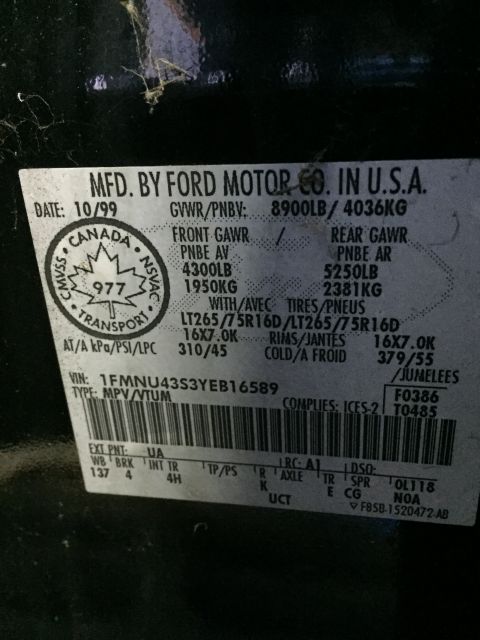 Ford excurison black - foto