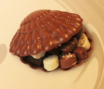 čokoladna školjka La chocolate