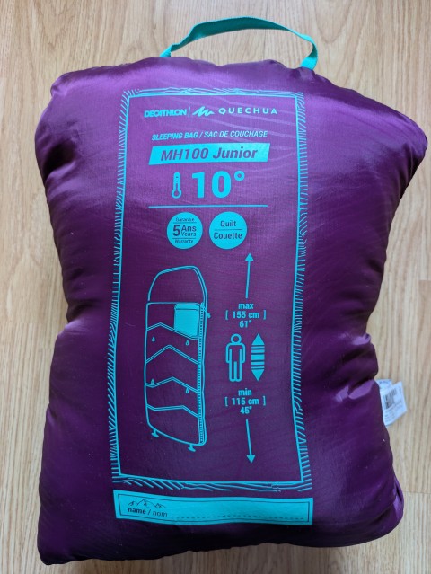 2x otroška spalna vreča Quechua  115-155 cm