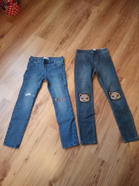 Nove jeans pajkice brez gumbov in zadrge