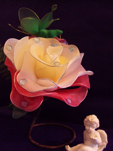 Vrtnica z jutranjo roso :) - foto