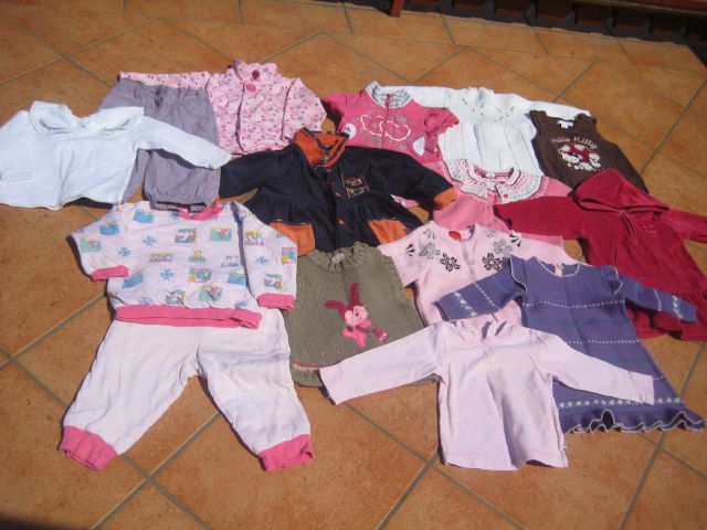 Pomladanski kompletek za punčko 74 - 25€
