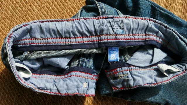 Fantovske jeans hlače OKAIDI SLIM (vel. 126cm - 8let) ...