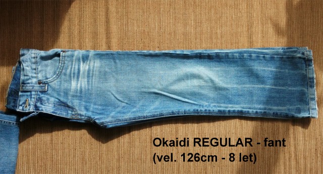 Fantovske jeans hlače OKAIDI REGULAR (vel. 126cm - 8let) ...