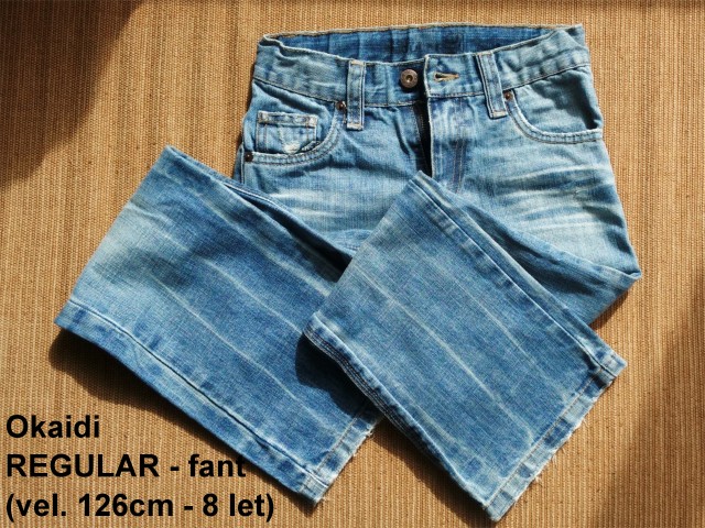 Fantovske jeans hlače OKAIDI REGULAR (vel. 126cm - 8let) ...