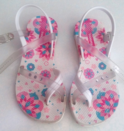 Opanki/sandali IPANEMA (vel. 30 - realno 28-29) beli ...