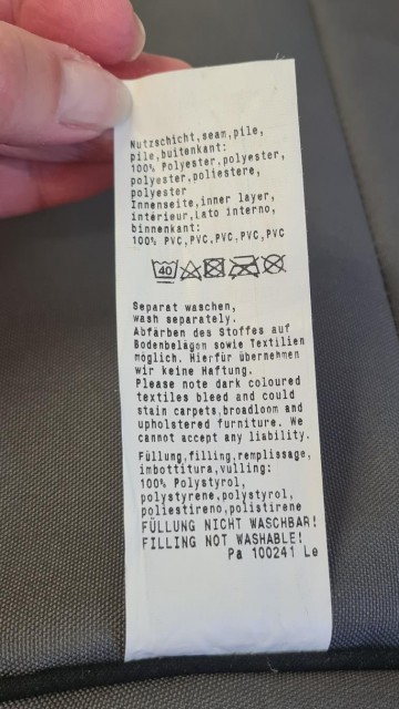 SITTINGPOINT nerabljena sedežna blazina - tabure