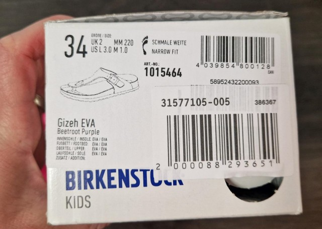 Birkenstock sandali vel. 34 (realno 35)