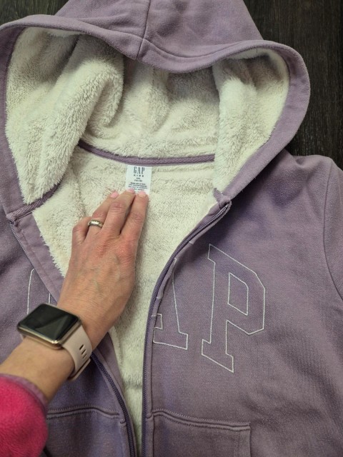 GAP kosmatena, topla jopa vel. XXL oz. 14-15 let (realno za 152-158)