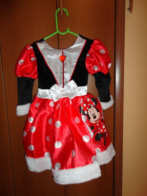 Kostum Minnie Mouse / Mini Miška ,3-4,25€ NOV,nenošen!prodano