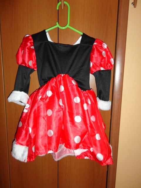 Kostum Minnie Mouse / Mini Miška ,3-4,25€ NOV,nenošen!prodano