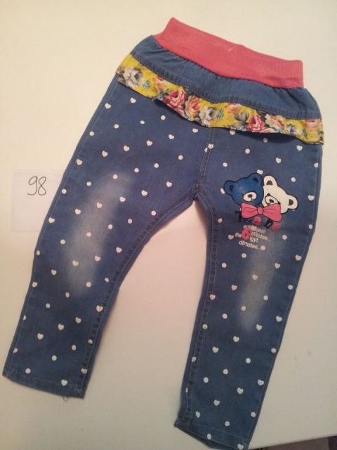 Jeans pisane hlače 98