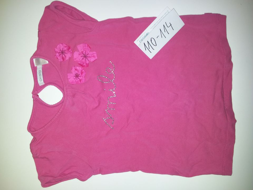 Roza majica z rožami 104