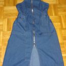Jeans dolga obleka
