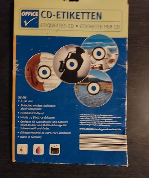 Nalepke za CD, DVD - foto