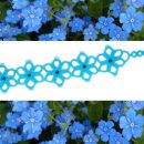 Zapestnica modre rože