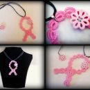 Verižica 1 -Simbol boja proti raku na dojkah-