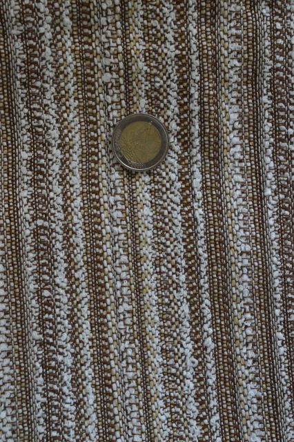 črtasto rjavo platno - 5 eur
