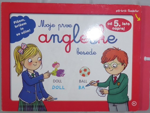 Kartonka Moje prve angleške besede 8€ - foto