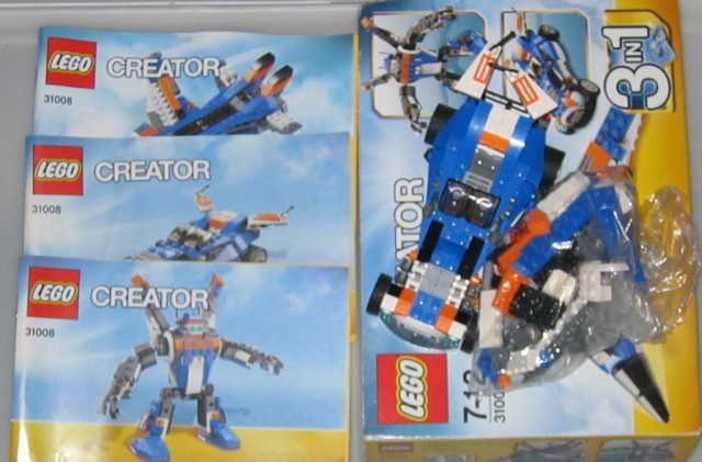 Lego 31008 Creator 3 v 1 nevihtna krila