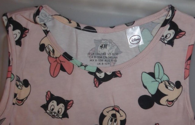 Dekliška obleka brez rokavov Disney Minnie HM - foto