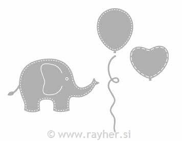 Slonček z baloni