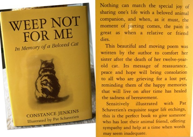 Mačje branje e - WEEP NOT FOR ME, Constance Jenkins