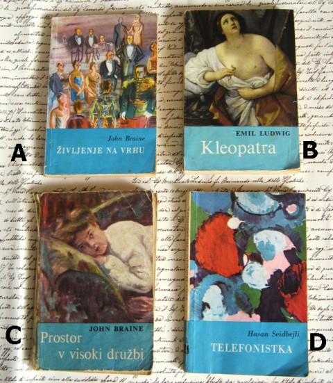 Starinske žepne izdaje iz šestdesetih,  za branje na plaži, IC: A,B,C,D = 1 eur