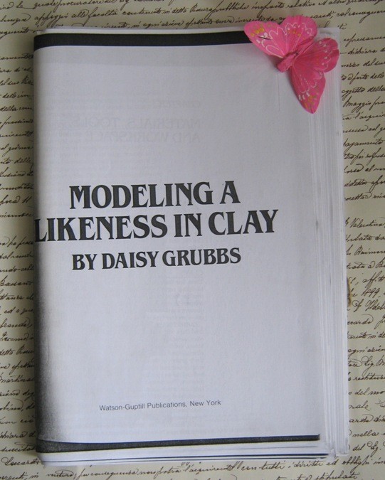 MODELING A LIKENESS IN CLAY, fotokopija knjige, IC = 1 eur