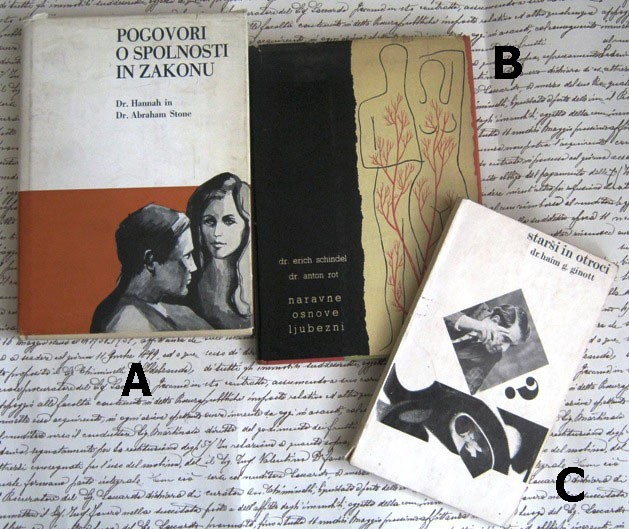 Knjige s področja zakonskega življenja, IC: A,B,C = 1 eur