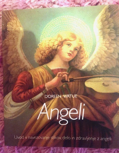 55b Knjiga ANGELI, Doreen Virtue  IC = 2 eur