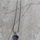 60d. Original Swarovski obesek 2 cm, na rodirani verižici   IC = 15 eur