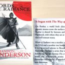 10c. WORDS RADIANCE, Brandon Sanderson   IC = 3 eur