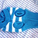 70d. Modro bel pasji pulover, 20 x 12 cm   IC = 5 eur