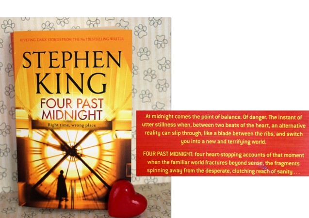 22c. FOUR PAST MIDNIGHT, Stephen King    IC = 7 eur