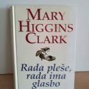 140g. RADA PLEŠE, RADA IMA GLASBO, Mary Higgins Clark   IC = 3 eur