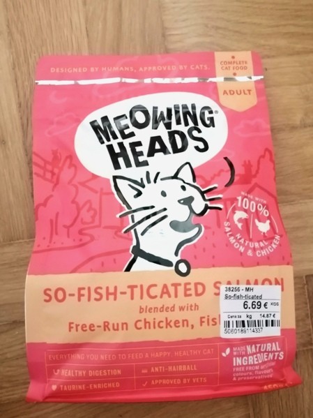 91. Briketi za muce Meowing Heads, 450 g    IC = 4 eur