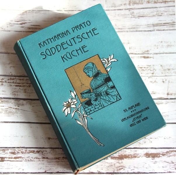 93a. Stara kuharska knjiga v nemščini, Katharina Prato, 1912   IC = 15 eur