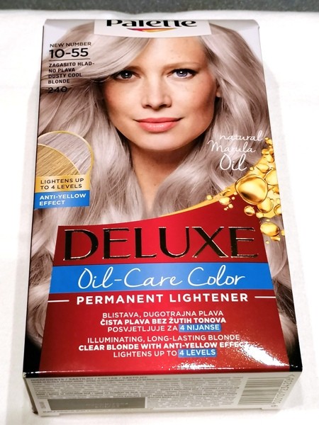 110. Barva za lase Palette, odtenek hladno blond 10-55   IC = 3 eur