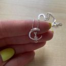 45b. Mačkasta ogrlica : srebro 925, nova   IC = 6 eur