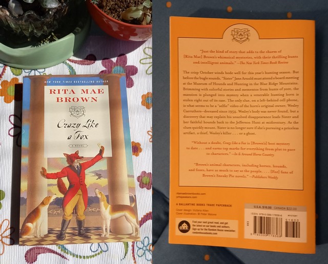 43. CRAZY LIKE A FOX, Rita Mae Brown   IC = 2 eur