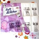 62. Paket 10x po 30 papirnatih robčkov z mucami  IC = 3 eur