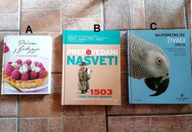93. Tri knjige   ICa,b,c = 5 eur