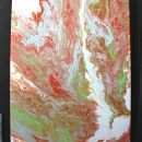 153b. Abstraktna slika, akril na platnu  50 x 70 cm   IC = 20 eur