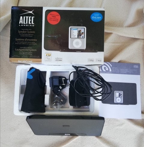 234b. Altec zvočna postaja za iPod nano   IC = 5 eur