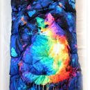 280. Poličkarica -blazina Mystical Cat, 50 x 90 cm   IC = 10 eur