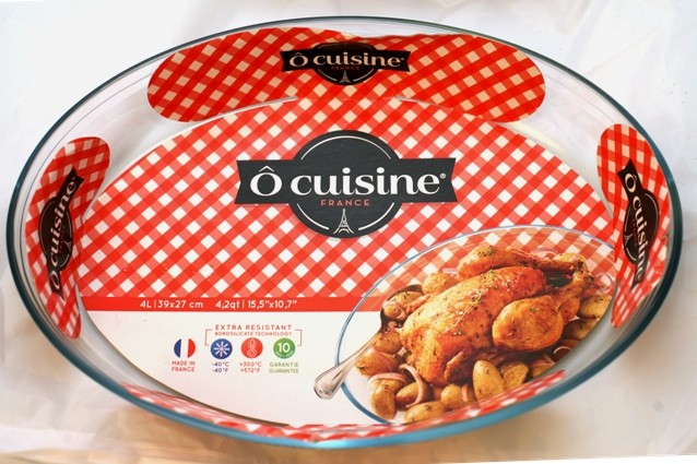 290b. Steklen pekač O'Cuisine 4l   IC = 12 eur