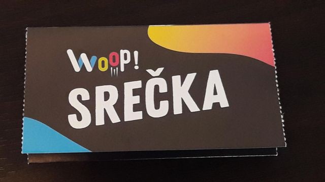 10. Woop srecka za 15% popust. Velja do 31.1.2021   IC = 1 eur